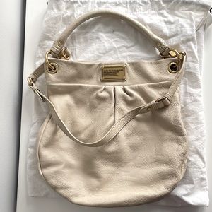 Marc by Marc Jacobs Hillier Hobo in Cream